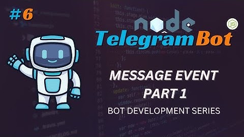 How to create telegram bot || Telegraf message event part 1 #nodejs