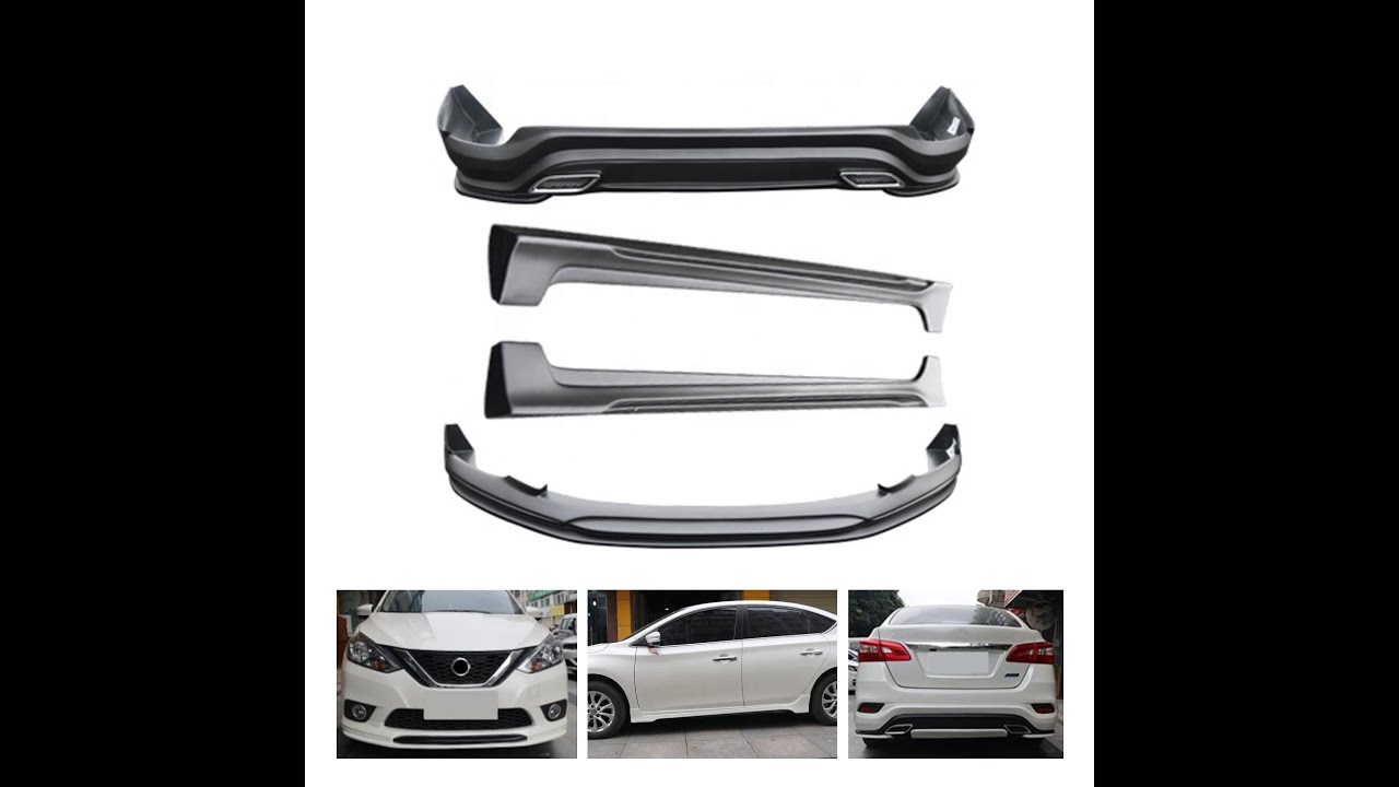 Body Kit Nissan Sentra 2017-2020 - YouTube