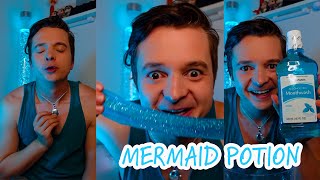 POV: The Mermaid kid shows you how to make a MERMAID POTION 🧜🏻‍♀️