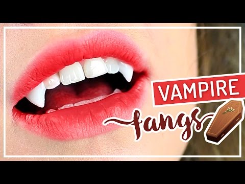 Video: Wie Man Vampirzähne Macht