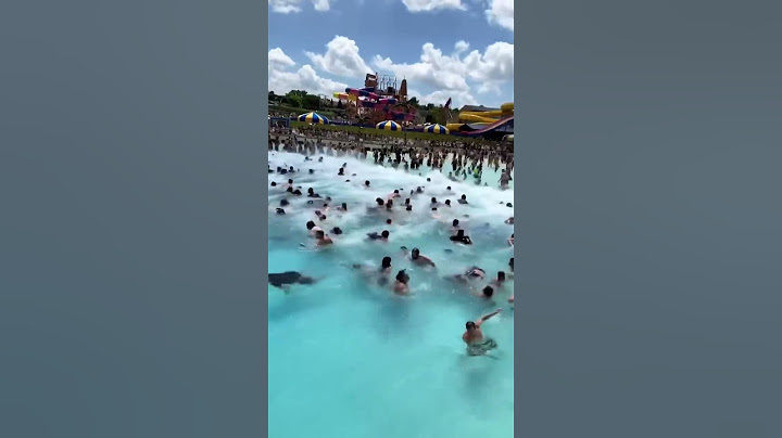 Poseidons rage wave pool at Mt. Olympus Waterpark! ￼