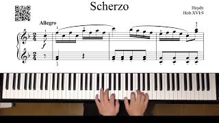 Haydn Hob. XVI: 9 - Scherzo - 1820pts