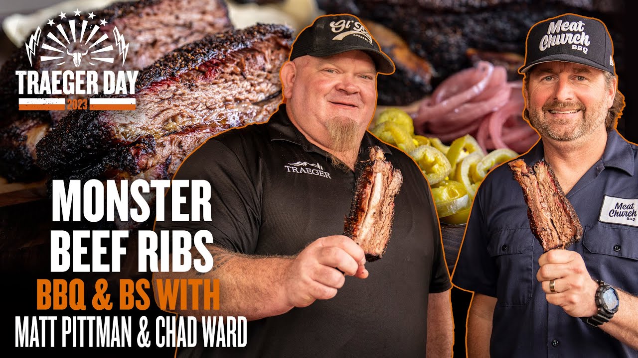 Monster Beef Ribs on the Traeger with Matt Pittman of Meat Church BBQ | Traeger Grills