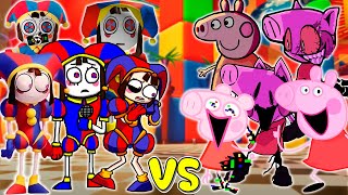 Amazing Digital Circus VS Peppa Pig ALL PHASES | Friday Night Funkin' FNF Mods