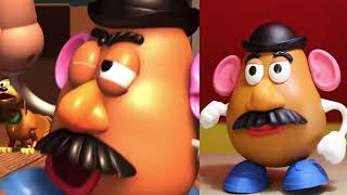 Mr. Potato Head Toss Him Overboard Toy Story Stop Motion Comparison