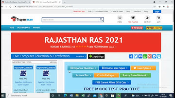 RPSC RAS 2021 Free Mock Test Series, eBook, Printed Materials, Important Questions, Update Syllabus