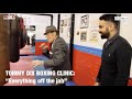 Tommy dix old school boxing clinic everything off the jab