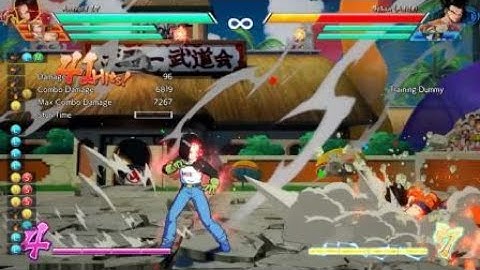 Combo example of 17 ss vegeta synergy
