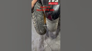 Apollo F5 front 100/80 Tyre Installation on Apache rtr 200 4v | Apollo S1 vs Apache Stock Tyre