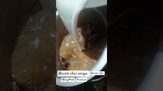 Masala chai recipe video shortsnaazhub indian food  hyderabadkitchenmanara chailover recipe