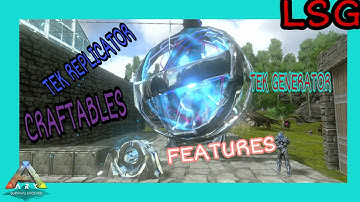 TEK REPLICATOR AND GENRATOR FIRST LOOK || ARK MOBILE || AND ELEMENT RUN