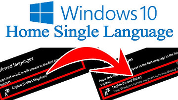 How to Change Language in Windows 10 Home Single Language Edition in Sinhala