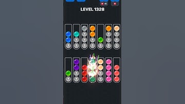 Ball Sort Puzzle nível 1328 #games #androidgameszone #puzzle #level #gaming #pop #colors #gameplay