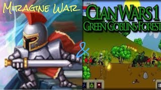 Miragine war and Clan wars Goblin forest gameplay screenshot 5