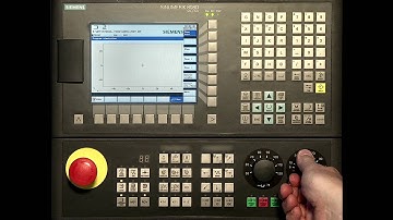 SINUMERIK 808D Tutorial Milling Part 19 - Simulation