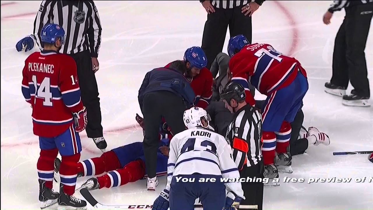 George Parros fighting the goon fight - ESPN