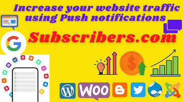 Increase your website traffic using Push notifications | Wordpress | Subscribers.com