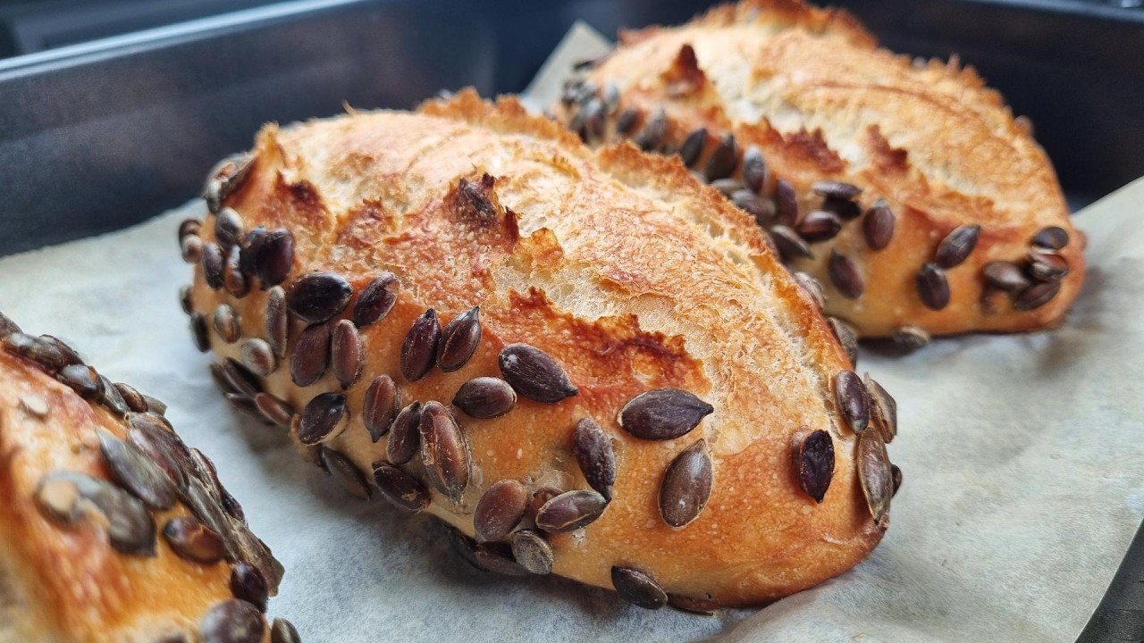 I don't buy bread anymore! The new perfect recipe for pumpkin seed bread