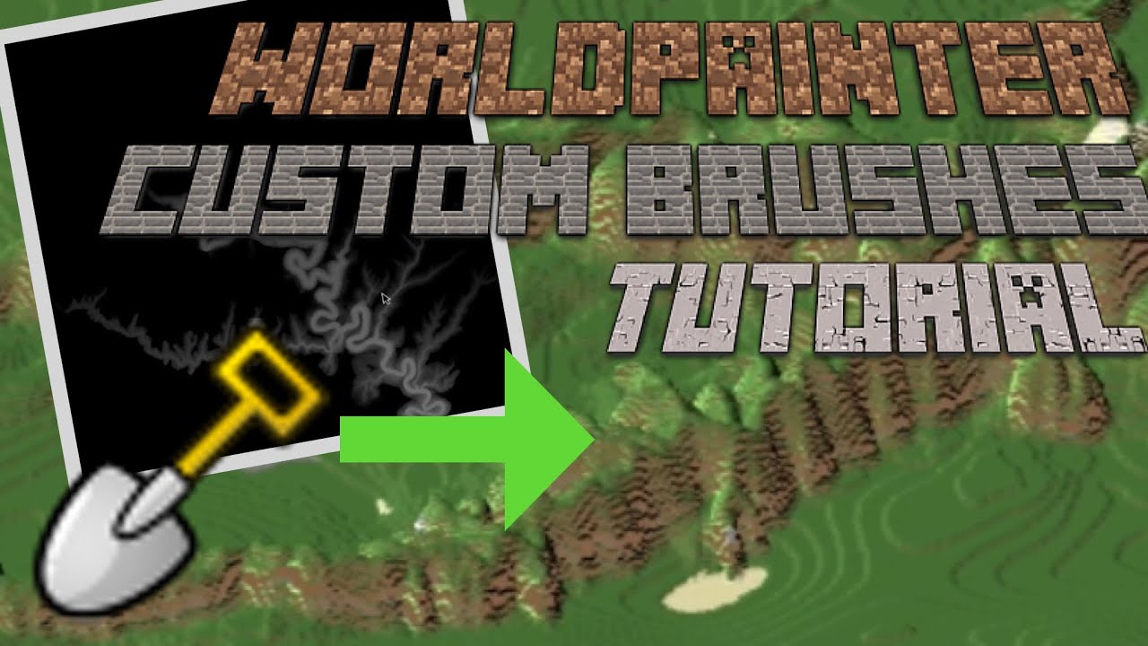 Custom Brushes Tutorial Worldpainter Minecraft YouTube
