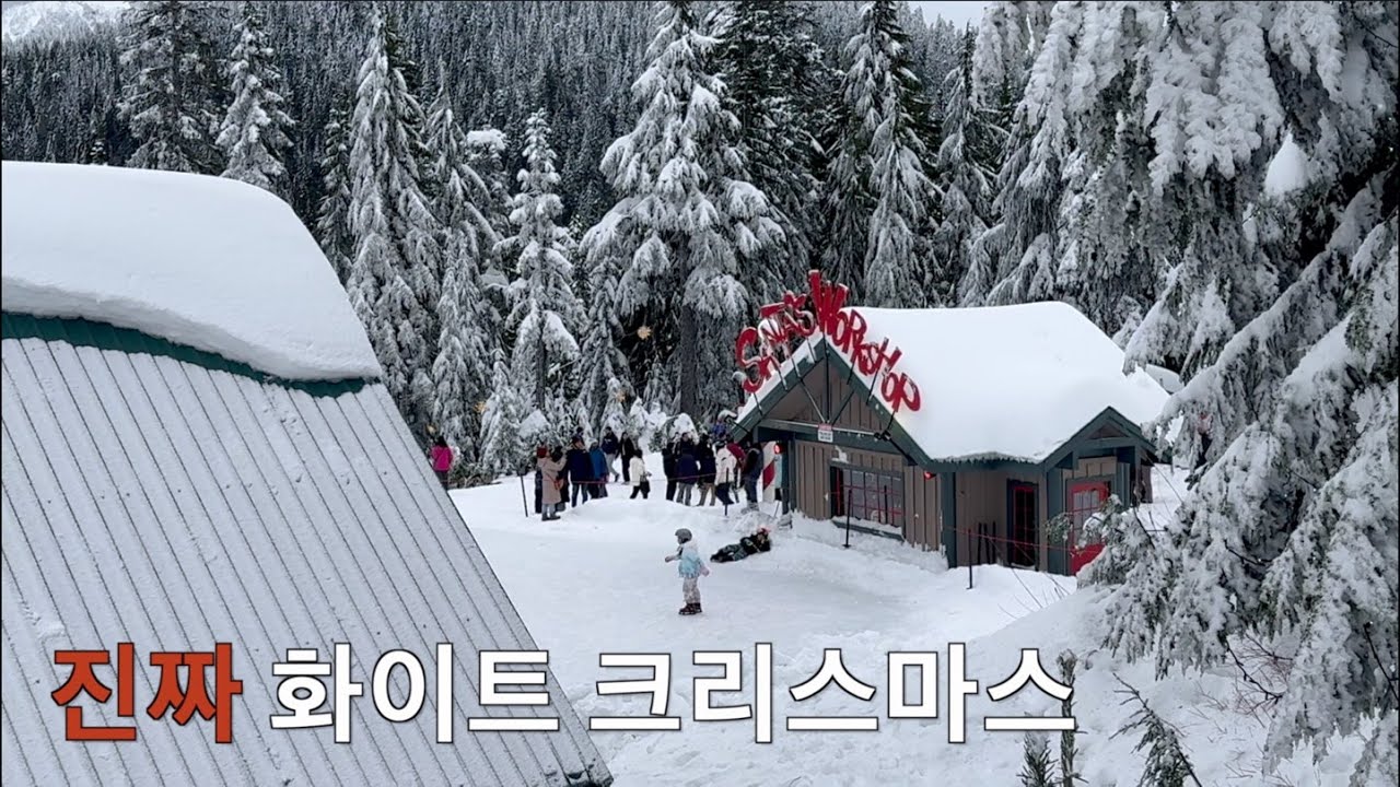 🇨🇦 캐나다 겨울감성 제대로 느낀 날 l 밴쿠버 연말 브이로그 l 크리스마스 마켓 l 눈 덮인 그라우스 마운틴🏔️ l 화이트 크리스마스 l 캐나다 밴쿠버 겨울 여행