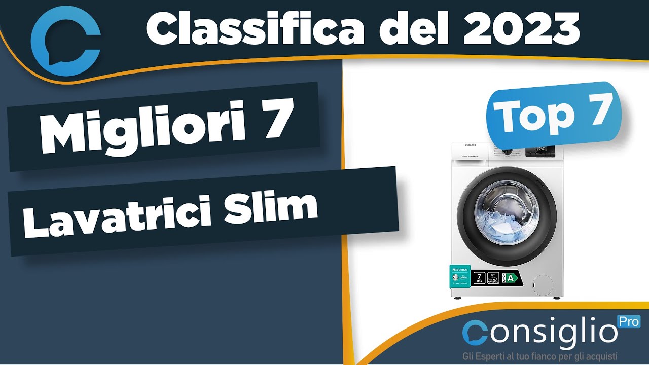 Le migliori lavatrici slim del 2024: classifica, opinioni e prezzi