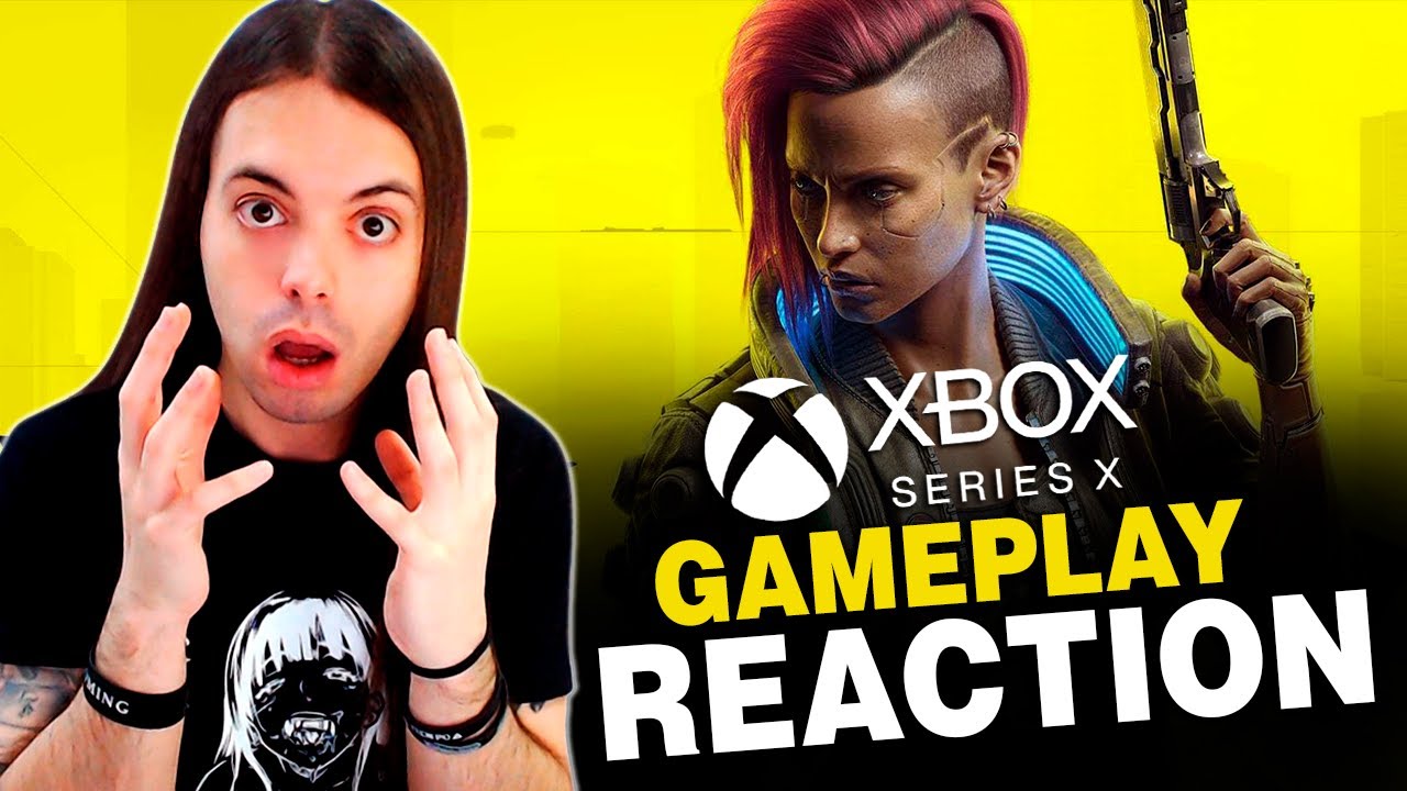 BRUTAL GAMEPLAY de CYBERPUNK 2077 CORRIENDO en XBOX Series X 😱 Mi REACCIÓN - YouTube