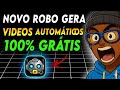🤖 IA CRIA VÍDEOS SOZINHA! Sem Editar e 100% GRÁTIS 💸