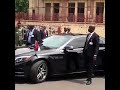 President Buhari Spotted With His Presidential Car Fleet In Lagos (Video, Photos)