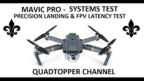 Mavic Pro Precision Landing and FPV Latency Test 2 Mar 2017