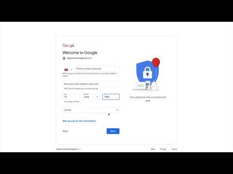Google Drive - Kā  izveidot Google kontu