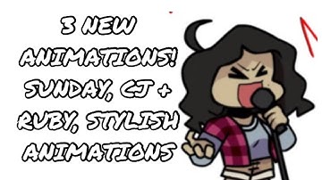 NEW! FUNKY FRIDAY SUNDAY ANIMATION FUNKY FRIDAY CJ + RUBY ANIMATION FUNKY FRIDAY STYLISH ANIMATION