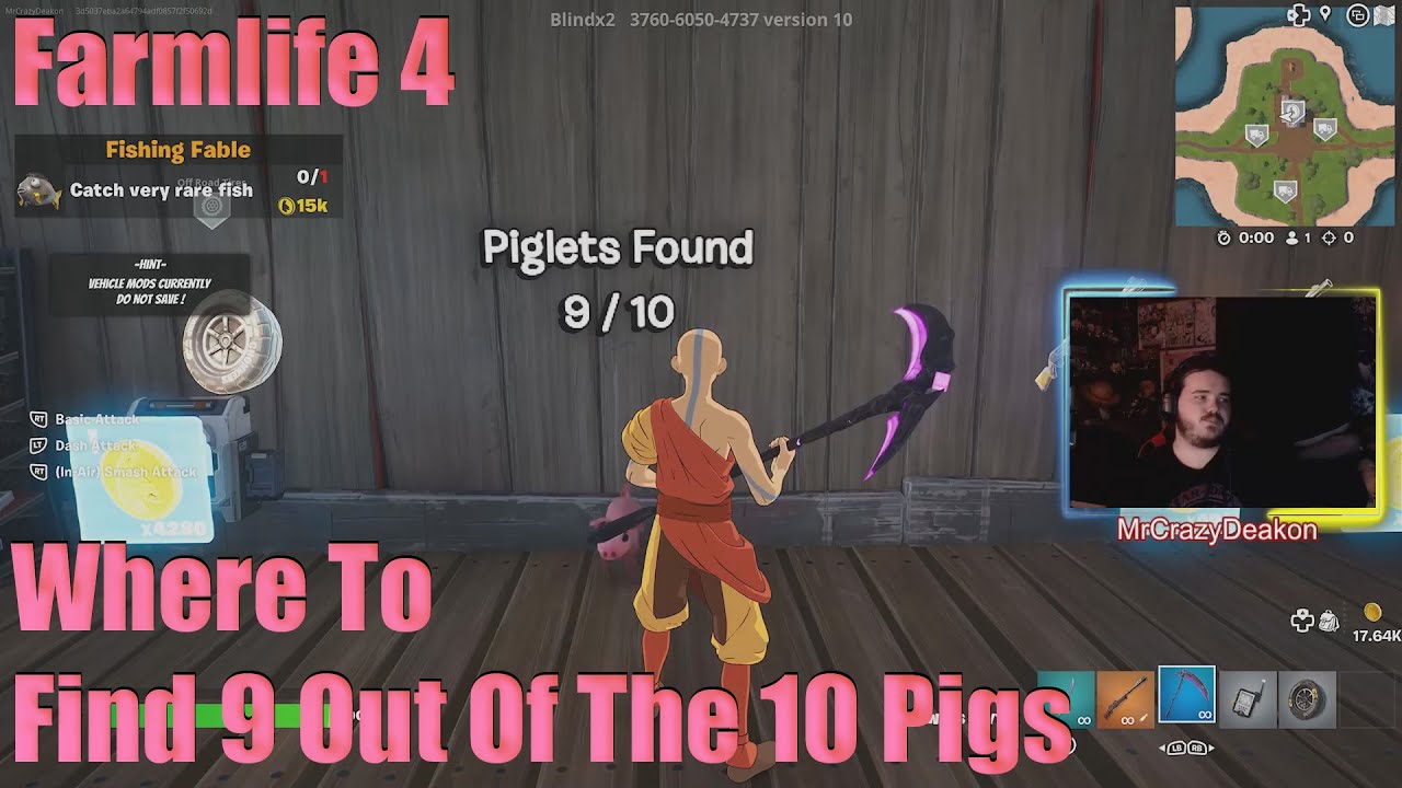Fortnite Farmlife 4 Where To Find 9 Out Of The 10 Pigs YouTube