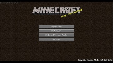 Minecraft But The Version Updates Every Video | Beta 1.7.3
