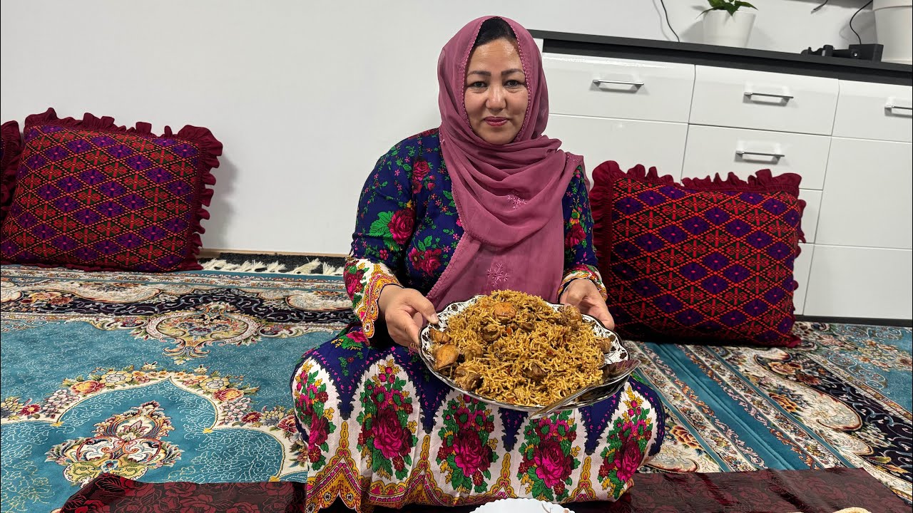 خوشمزه‌ترین بریانی خانگی که تا حالا پختیم🤤