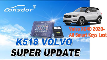 Lonsdor K518ISE Program Volvo XC40 2020- All Smart Keys Lost obdii365