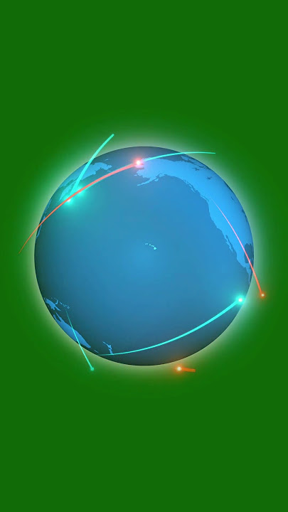 Rotating Planet Earth 4K Loop