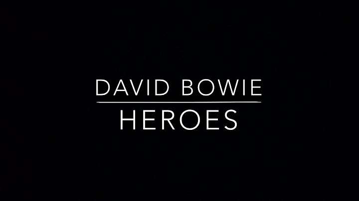 Heroes Lyric Video version - Lyric Video performance video thumbnail