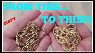 How to make your DIRTY jewelry like BRAND NEW! (Cleaning video)