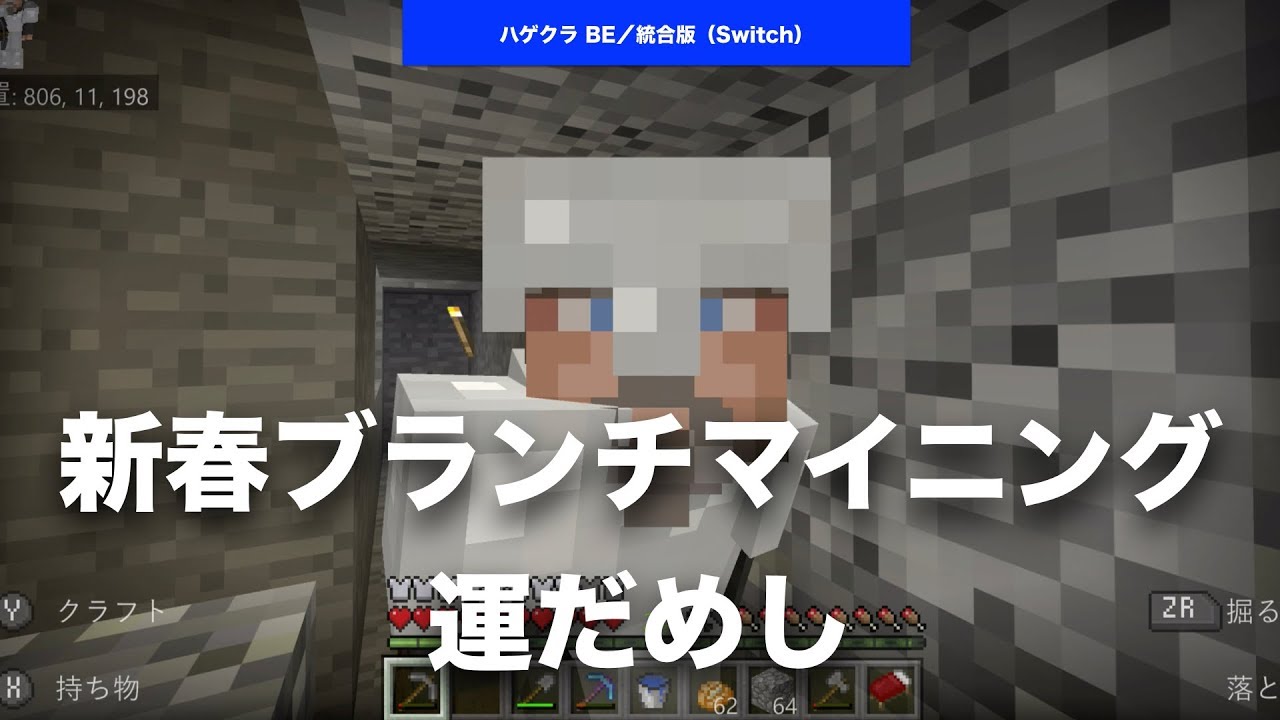 マインクラフト Switch Be版 ハゲクラ Part37 ソフトのエラーが続いた時の解決策 僕はこれでなんとかなりました ニンテンドー スイッチ 統合版 Youtube