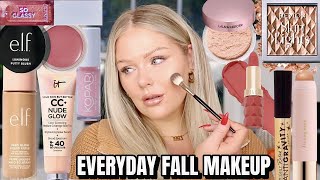 EASY EVERYDAY 15 MINUTE FALL MAKEUP ROUTINE 2022 😍 (DRUGSTORE \& HIGH END) KELLY STRACK