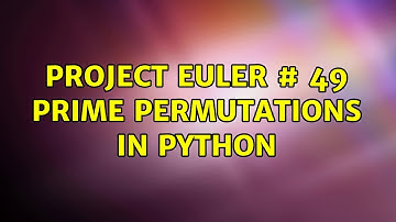 Project Euler # 49 Prime permutations in Python