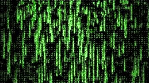 Data Stream Matrix Stock Motion Graphics