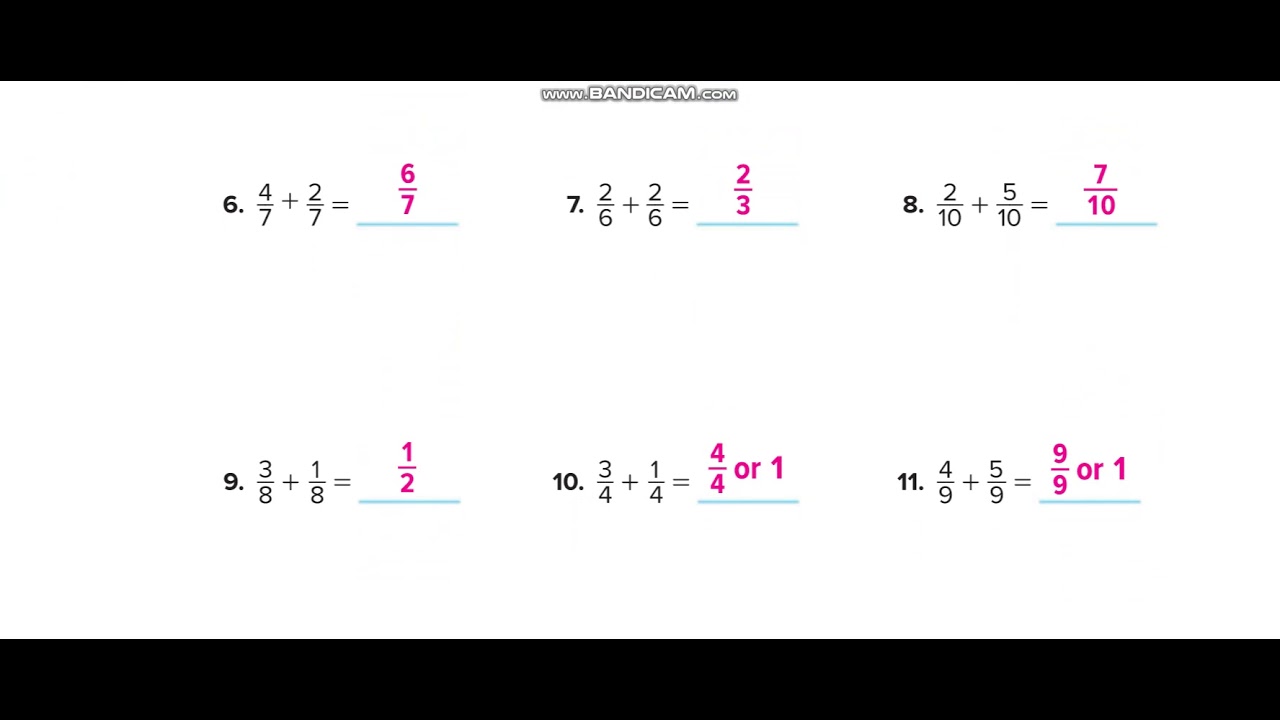 my homework lesson 2 add like fractions page 571