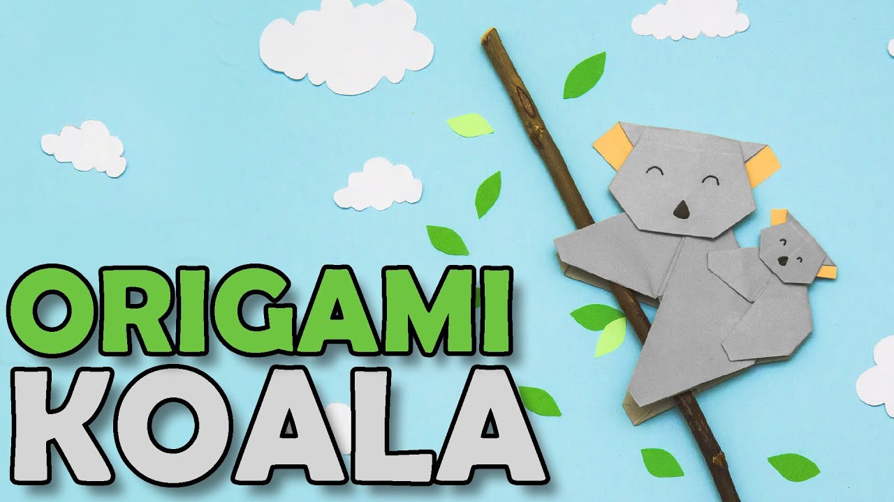 ORIGAMI Koala made easy YouTube