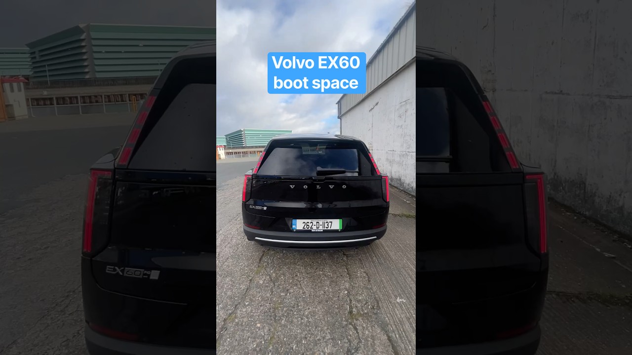 Volvo EX60 boot space #volvo #ex60 #volvoex60