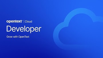 The OpenText™ Developer Cloud