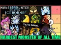 TRUE World & Iceborne Monster Difficulty Tier List - Best Hardest Monsters Ranking - Monster Hunter!
