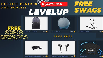 Free LevelUp Swags , Goodies, Rewards #swags #rewards #referandearn #goodies #amazonechodot #levelup