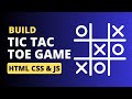 Master JavaScript: Build a Tic Tac Toe Game with HTML, CSS, and JS