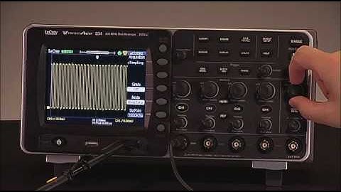 Teledyne LeCroy WaveAce Selecting an Acquisition Mode